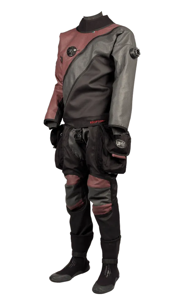 Kryptonite drysuit — Left view