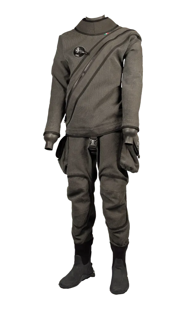 Stone drysuit — Left view